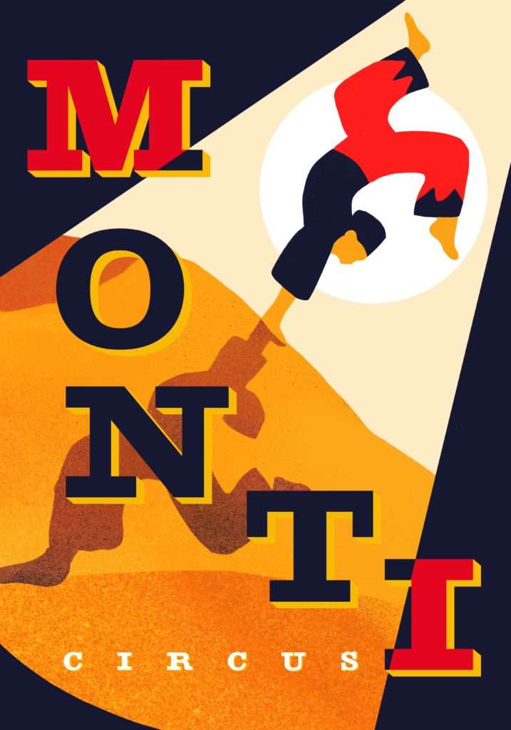 Circus Monti poster illustration